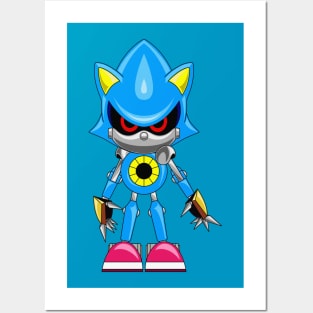 Metal Sonic Retro Posters and Art